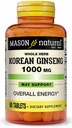 Mason Vitaminer Mason Koreansk Ginseng 1000 mg tabletter