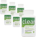 Hjerne supplement til hukommelse, hjerne tåge, fokus, mad & koncentration & kognitiv funktion - Lions Mane Supercharged med Ginkgo Biloba & To Probiotiske Strops (360 Grev - 6 Måned Supply)