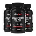 Vitabod Melatonin 20 mg - 240 Fast Dissolve Tablets - Drug Free - Natural Berry Flavor - Vegetarian, Non-GMO, Gluten Free 240 Count (Pack of 3)