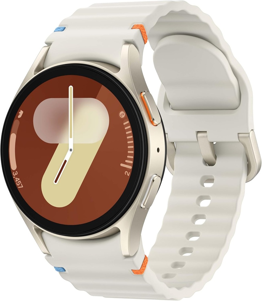 Samsung Galaxy Watch 7 40mm LTE AI Smartwatch w / Energy Score, Wellness Tips, Heart Rate Tracking, Sleep Monitor, Fitness Tracker, 2024, Cream [US version, 1Yr producent garanti]