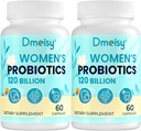120 Billion CFU Probiotic - Menopause Support Probiotics for Women, Natural Menopause Probiotic Supplement for Hot Flashes Night Sweats Mood Swings Hormone Balance Gut & Immune Health- 120 Caps