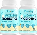 120 Millioner CFU Probiotisk - Menopause Support Probiotika til kvinder, Natural Menopause Probiotisk supplement til Hot Flashs Night Sweats Mood Swings Hormone Balance Gut & immunforsvar Health- 120 Caps