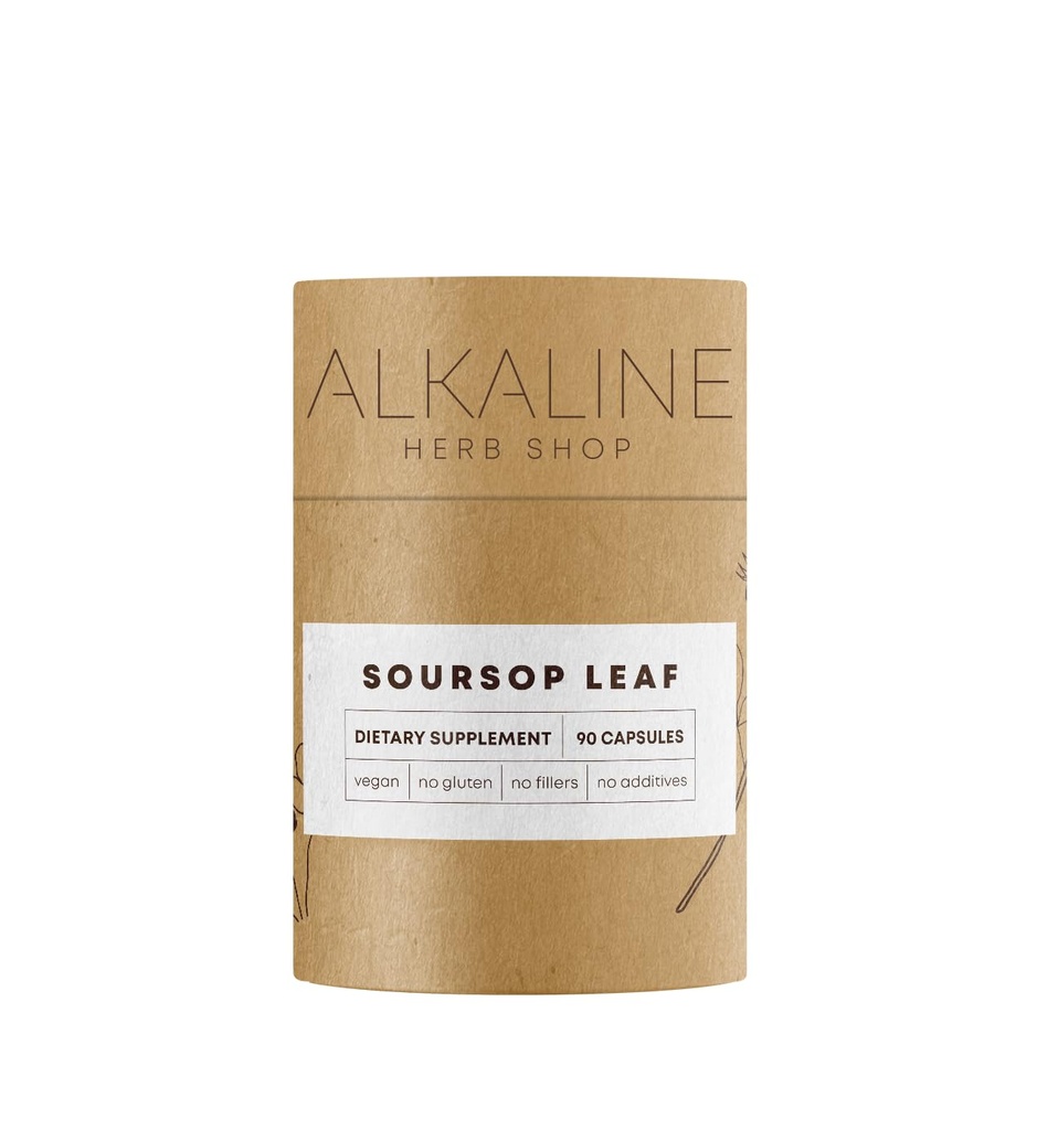 Alkaline Herb Shop Soursop Leaf supplement 90 Kapsler