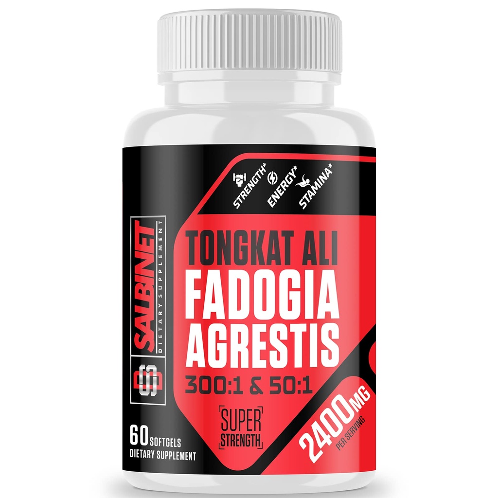 2400mg Fadogia Agrestis Tongkat Ali Kosttilskud - Tredjeparts Testet - 1400mg Fadogia Agrestis & 1000mg Tongkat Ali, Maksimal styrke, Muskel Mass & Athletic Performance
