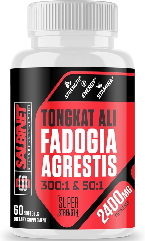 2400mg Fadogia Agrestis Tongkat Ali Kosttilskud - Tredjeparts Testet - 1400mg Fadogia Agrestis & 1000mg Tongkat Ali, Maksimal styrke, Muskel Mass & Athletic Performance