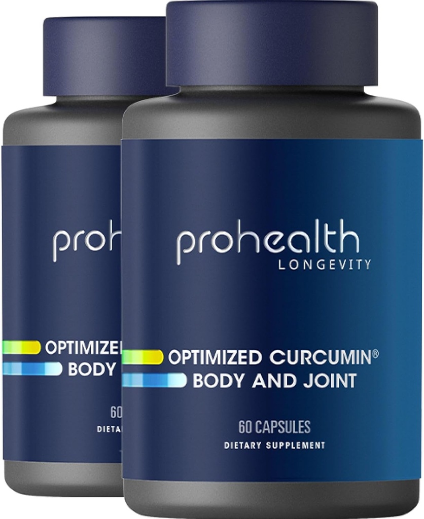 ProHealth Body & Joint - Optimeret Curcumin Longvida (60 Veggie Kapsler) (2- Pack)