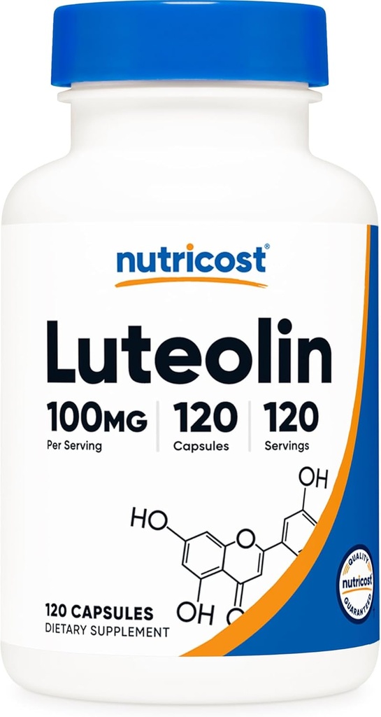 Nutricost Luteolin 100mg 120 Kapsler - Vegetarisk Friendly, Non- GMO, Gluten Free