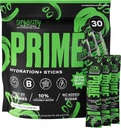 PRIME HYDRATION + Sticks GlowBERRY; Hydration Powder Single Serve Sticks; Electrolyte Powder On The Go - 124; Lavsukker - 124; Cafeine- Free - 124; Vegan - 124; 30 Sticks
