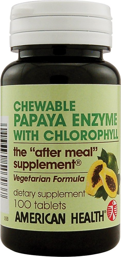 Papaya Enzyme w/Chlorophyll 100 Tablets