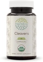 HerbEra Cleavers 60 kapsler, 400 mg, USDA Organic Cleavers (Galium aparine) Tørret urt (60 kapsler)