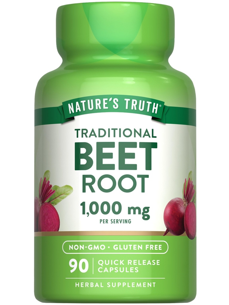 Nature 's Truth Beet Root Capsules Note 124; 1000mg