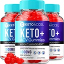 Keto accel ACV Keto Gumies - Keto accel Gumies Anmeldelser, Keto accel ACV Gumies Advanced Weight Management B12 Keto Accell 1000mg Formel (3 Pack - 180 Gumies)