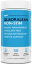 RSP Nutrition QuadraLean - Stimulerende Free Weight Management, Metabolisme Booster, Energi & Appetit Support - CLA, L- Carnitin, Green Tea Extract, Non- Stim Formel, 50 Serv (Packaging May Vary)