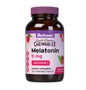 Bluebonnet Nutrition EarthSweet Melatonin 5 mg Fast-Acting Quick Dissolve Nighttime Relaxation & Restful Sleep Support - Sleep Aid - Gluten-Free, Vegan - Raspberry Flavor - 120 Chewable Tablets