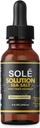 Qei Sole Sea Salt - Sammensat af natriumchlorid, kalium, jern, calcium, magnesium, kobber, zink og meget mere. (Stor, 8 0z)