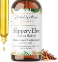 Slippery Elm (Ulmus Rubra) Tørret Bark Alkohol- Free Liquid Extract (2 oz)