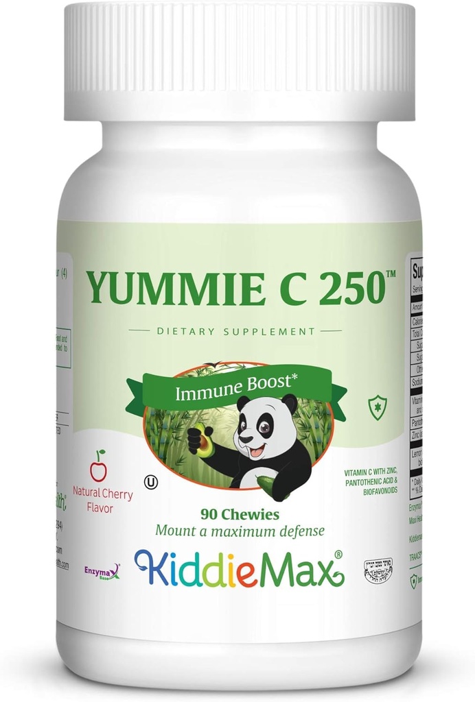 Maxi Health Vitmain C med Zink immunbooster - 90 tyggetabletter
