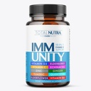 10- -1 immunsupport supplement: immunboostere til voksne & børn Daglig Immunitet forsvar med nøgle immunsystem Vitamin Zink, vitamin C og D, Plus Elderberry, Quercetin, Echinacea & mere, 60 Caps
