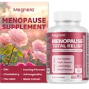 Menopause Kosttilskud til kvinder, Support Hot Flashs & Night Sweats, med Black Cohosh, DIM & Aften Primrose, Hormonal Balance & Mood Support - 60 kapsler