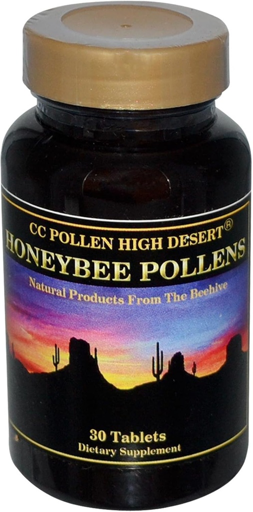 CC Pollen Chewable, Honey, 30 Greve