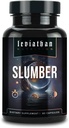 Leviathan Slumber, 124; Sovestøtte GABA Kosttilskud til dyb og rolig søvn med Melatonin, Magnesium, L-Theanin, 5-HTP, zink, Magnolia, Valerian Root til søvn sovepiller for voksne mænd og kvinder