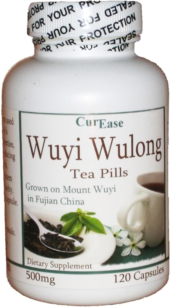 Wuyi Wulong Tea Capsules 500mg 120 Capsules 60 Servering