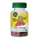 Megafood Iron Energy Gummies, Jern supplement til kvinder, mænd, Teens & Kids med vitamin B12 & B6, vitaminer, fra Makers of Blood Builder Supplement, Strawberry Flavor, 60 Greve