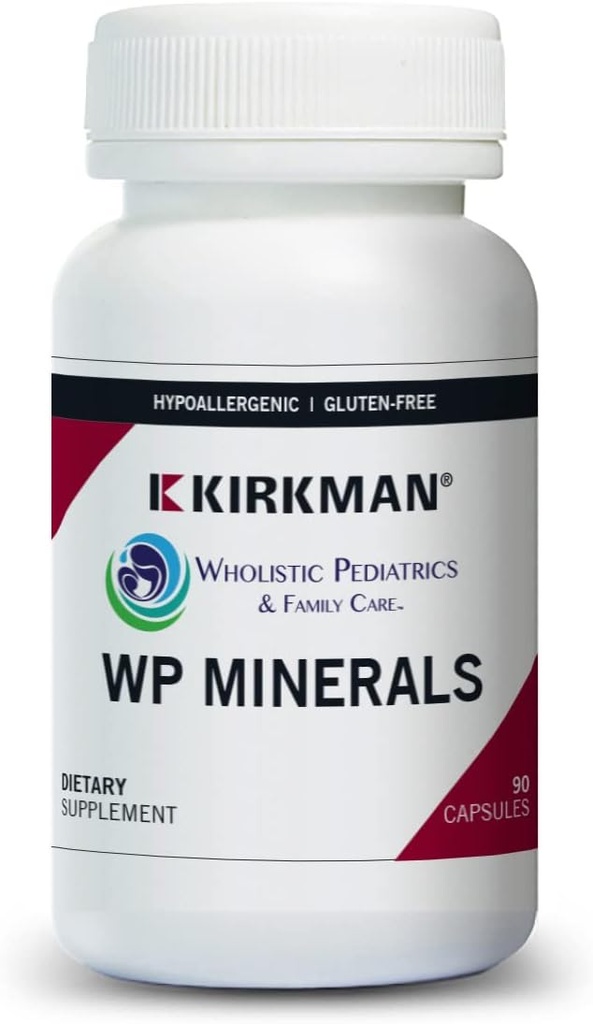 Kirkman WP Mineral Measures 124; Measures 124; 90 Vegetarian Capsules 124; Measures 124; A Omfattende Mineral Supplement for dem, der ikke får nok næringsstoffer fra deres kost.