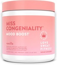 Love Sweat Fitness Mood Boost Powder # 124; Miss Congeniality Vanilla Blend # 124; Forbedrer fokus, Elevates Mood # 124; Ingen sukker, Vegan, Gluten Free, Non- GMO # 124; 28 Servering