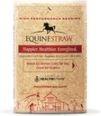 EquineStraw, 3 cu ft (25 lb) udvides til 10 + cu ft - Hvede Straw Sending for Heste, Foaling & Trailers - Støvfri, Allergen- Free, Absorbent, Sensitivel- Skin Safe - Bæredygtigt Sourced