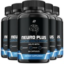 Neuro Plus Brain Supplement, NeuroPlus til hukommelse formel, Nero Plus PQQ til at reducere de negative virkninger af hjerne tåge, Neuro + kognitiv funktion, Nuero Plus anmeldelser (5 pakke - 300 kapsler)