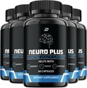 Neuro Plus Brain Supplement, NeuroPlus til hukommelse formel, Nero Plus PQQ til at reducere de negative virkninger af hjerne tåge, Neuro + kognitiv funktion, Nuero Plus anmeldelser (5 pakke - 300 kapsler)