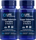 Life Extension Super Selenium Complex 200 mcg & vitamin E, 100 Veg Caps (pakke med 2)