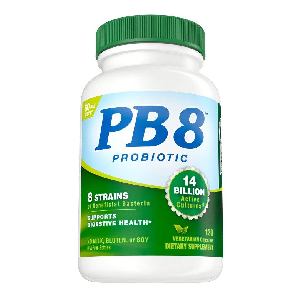 Nutrition Nu PB 8 Probiotisk Acidophilus For Life * Vegetarisk Kosttilskud til mænd og kvinder, 120 Tæl