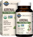 Garden of Life Organics Adrenal Daily Balance, Adaptogenic Herbs Ashwagandha, Holy Basil, B Complex & Probiotics, Organic Non-GMO, Vegan, Gluten Free Supplement, Two Month Supply, 120 Tablets