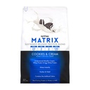 Syntrax Nutrition Matrix - Sustained-Release Protein Blend, Cookies & Cream 5 lbs. Real Cookie Pieces | Whey Protein, Micellar Casein, Egg Albumin