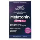 Søvnighed Melatonin 10mg, hurtig fungerende, udvidet Release Sleep Formel, 60 portioner, Blå