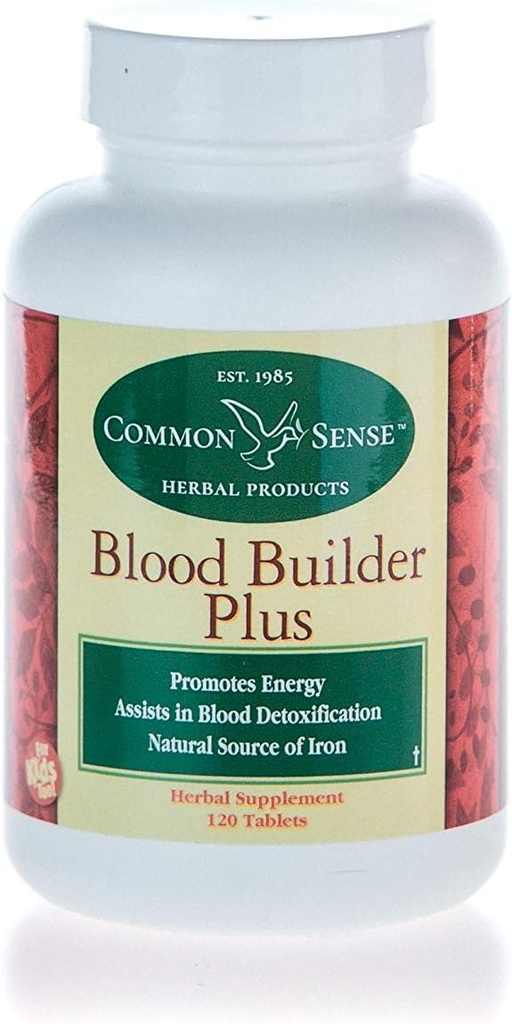 Almindelig sense urteprodukter Blood Builder Plus: immunstimulans (270 tabletter)