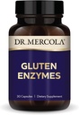 Dr. Mercola Gluten Enzymes, 30 kapsler, ikke-GMO, Gluten Free, Soy Free