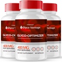 Glyco Vantage Capsules - Premium GlycoVantage Official Formula Glyco Optimizer, Supports Healthy Lifestyle - Maximum Strength All Natural Pills for Stable Levels, Glyco Vantage Reviews (3 Pack)