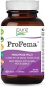 Pure Essence Labs ProFema - Multivitamin for kvinder - Natural overgangsalder Relief supplement - fremmer Hormonbalance, Reducerer Hot Flush, Mood Swings, Night Sweats (60 kapsler)