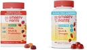 SmartyPants Kids Multivitamin Gummies Bundle: Organic Probiotika, Omega 3, Vitamin D3, C, B12, B6, A, K & Zink immunforsvar Support, Sukker Free Strawberry Banana, 164 Count