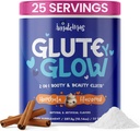 Glute Y Glow by Amatemas - Women 's Creatin + Biotin Supplement for muskelvækst, Glute Support, Hår Skin & Nails - Horchata Flavor - Energistøtte - Lean Muscle - Daglig Performance Blend