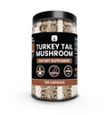 PURE ORIGINAL INGREDIENSER Tyrkiet Tail Mushroom (730 kapsler) Ingen Magnesium eller ris Fyldere, Altid Ren, Lab Verified