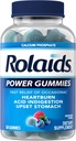 Ruller Power Gummies, Hurtig lindring af Lejlighedsvis Heartburn og Syre Indegestion, Kosttilskud, Glat Berry, 54 Gummies