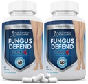 Justeret Laboratorier (2 Pack) Svampeforsvar Max Pills 40 Millioner CFU Probiotiske 120 Kapsler