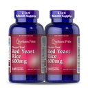 Puritan 's Pride Doctors Trust ® Red Yeast Rice 600mg, Kosttilskud, 240 Rapid Release Kapsler, 2 Pack