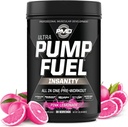 PMD Sports Pump Fuel Ultra Insanitet - Premium Pre Workout Powder & Muscle Pump, Greater Focus, Endurance & Recovery, Premium Creatin, Arginin & Beta Alanine - Pink Lemonade (30 Servere)