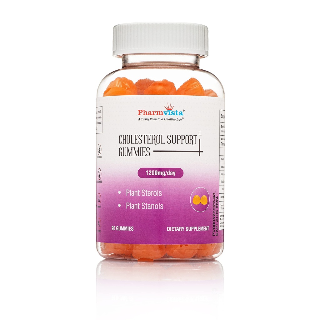 Plant Steroler og Stanols 1200mg Gummy- Vegan Friendly Allergen Free Gluten Free- 90 Greve