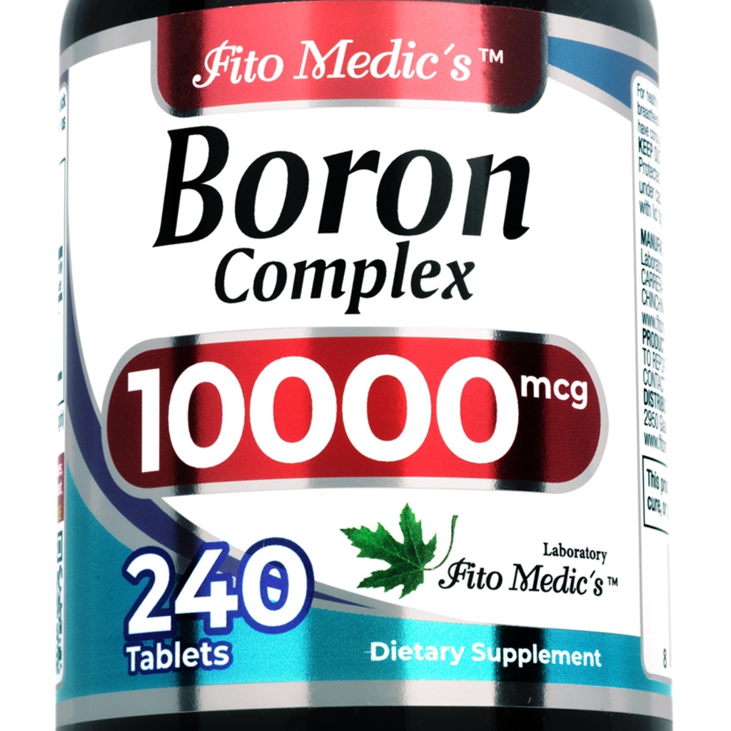 Lab: 124; Boron: 124; 10 mg; 124; 240 Servere: 124; Boron: Supplement for mænd: 124; Ultra: høj Absorption: Fito Medic 's.